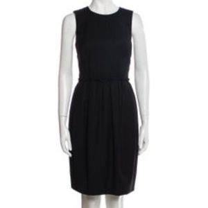Magaschoni Black Sheath Dress